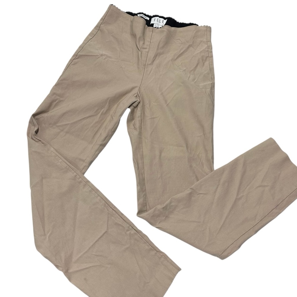 Elle Tan Chinos Lightweight Cotton Blend